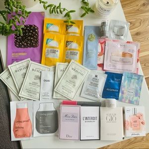25-pc LUXURY SAMPLE SET | *la mer*, fresh, herbivore, ouai, milk makeup …